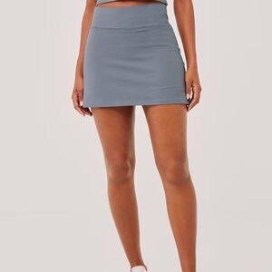 Pact Women’s PureActive Pocket Skort Organic Cotten Blue Dusk Med Athletic Casua